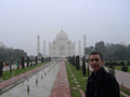 One of the most photogenic sights in the world. And, behind me, the Taj Mahal again.