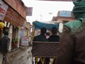 A cycle-rickshaw ride. It was a fine experience ...