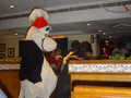 The Pizza pooch! Jaipur's Pizza Hut is the place to be - if you want canine frolics and the entire waiting staff dancing to the Vengaboyz while you dig in to your cheesy peperoni feast.