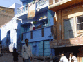 The blue houses are amazing, a vivid colour that lifts otherwise drab streets into a somehow more rarefied state.