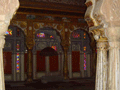 You can only get a vague idea of the extent of luscious decoration in the Maharajah's quarters.