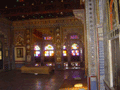 The Maharajah's bedroom. When the summer heat became unbearable, the big M got a servant to operate the hand-turned fan above the bed, to create a cool breeze that made the night more comfortable.