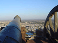 There is a collection of artillery around the ramparts, much of it nicked from vanquished foes.