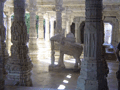 Inside the temple: you can see some of those columns. There were a number of elephants to discover - and many smiling (but unphotographable) Jain idols peeking out from every alcove.