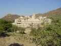 On a nearby knoll, there was a mini-temple, from where this photo was taken, looking back at Jain Central.