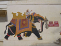 More cartoon murals, very similar in style to those at Yogi's Guest House in Jodhpur