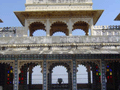 A pavilion on the very top of the City Palace.
