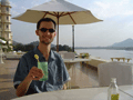 If you can't stay there - look at it! The boyz and I decided to pit-stop with G&T overlooking that stupendous lake ...