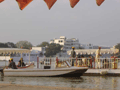 If you do happen to stay at the Lake Palace (I'm saving my pennies), this is the launch on which you are ferried across.