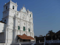 Your typical whitewashed Goan church. There is certainly a very different flavour in the state, lent by its Mediterranean-style culture, of which its Catholicism is part.