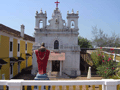 Tiracol Fort, which is now a heritage hotel. The church lies within its walls.