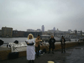 Katherine the Shrew expresses her disdain at being dragged out to Bankside at stupid o'clock in the morning to prat about in the drizzle (ND)